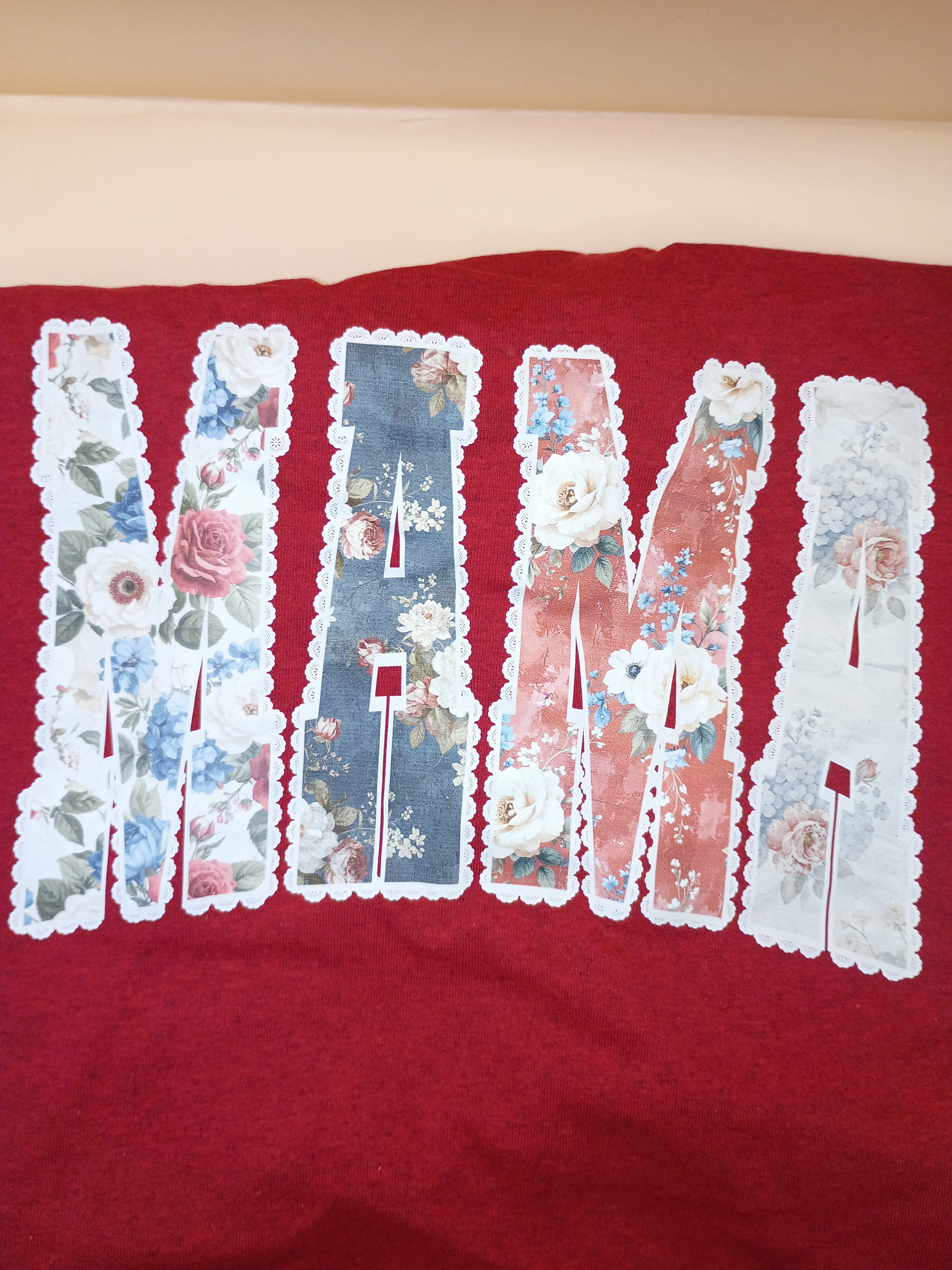 Floral MAMA T Shirt