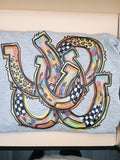 Rustic Horse Shoes T Shirt
