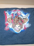 American Highland Cow T Shirt