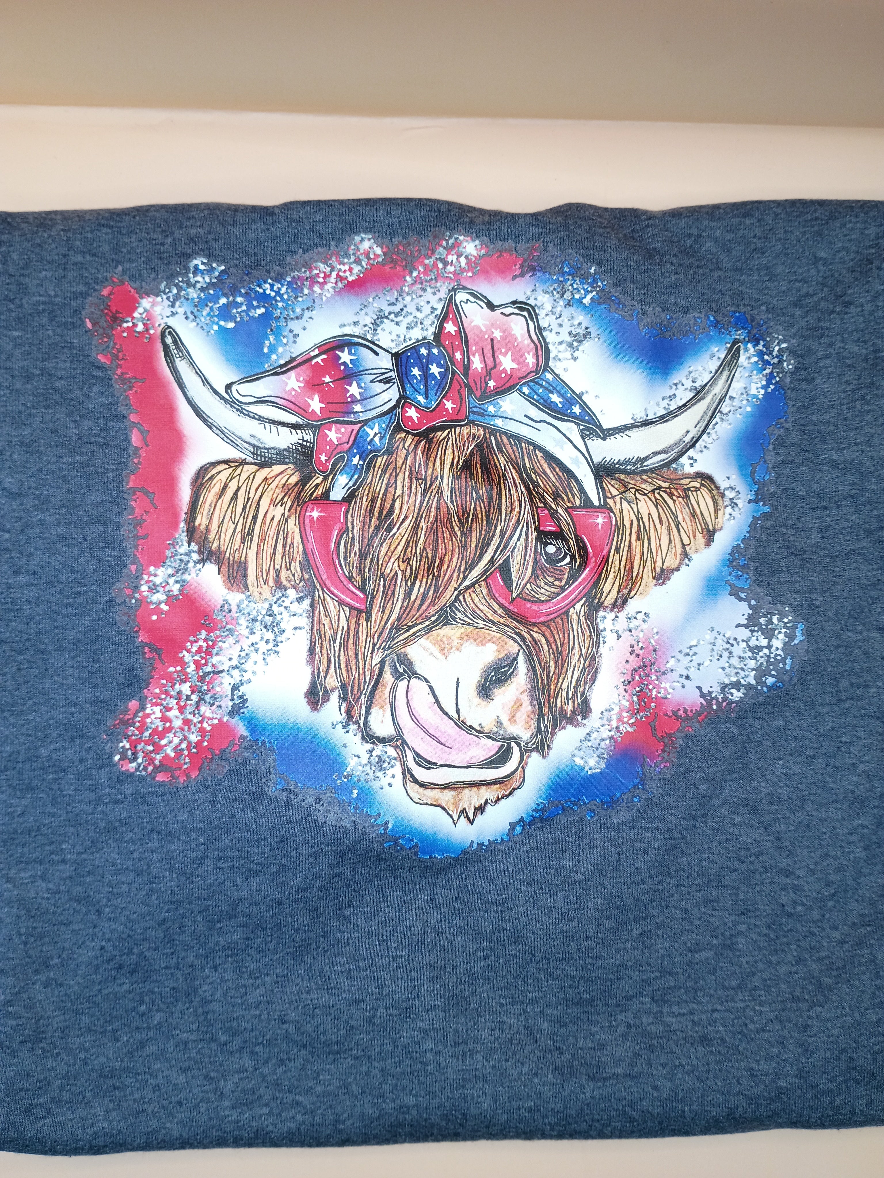 American Highland Cow T Shirt